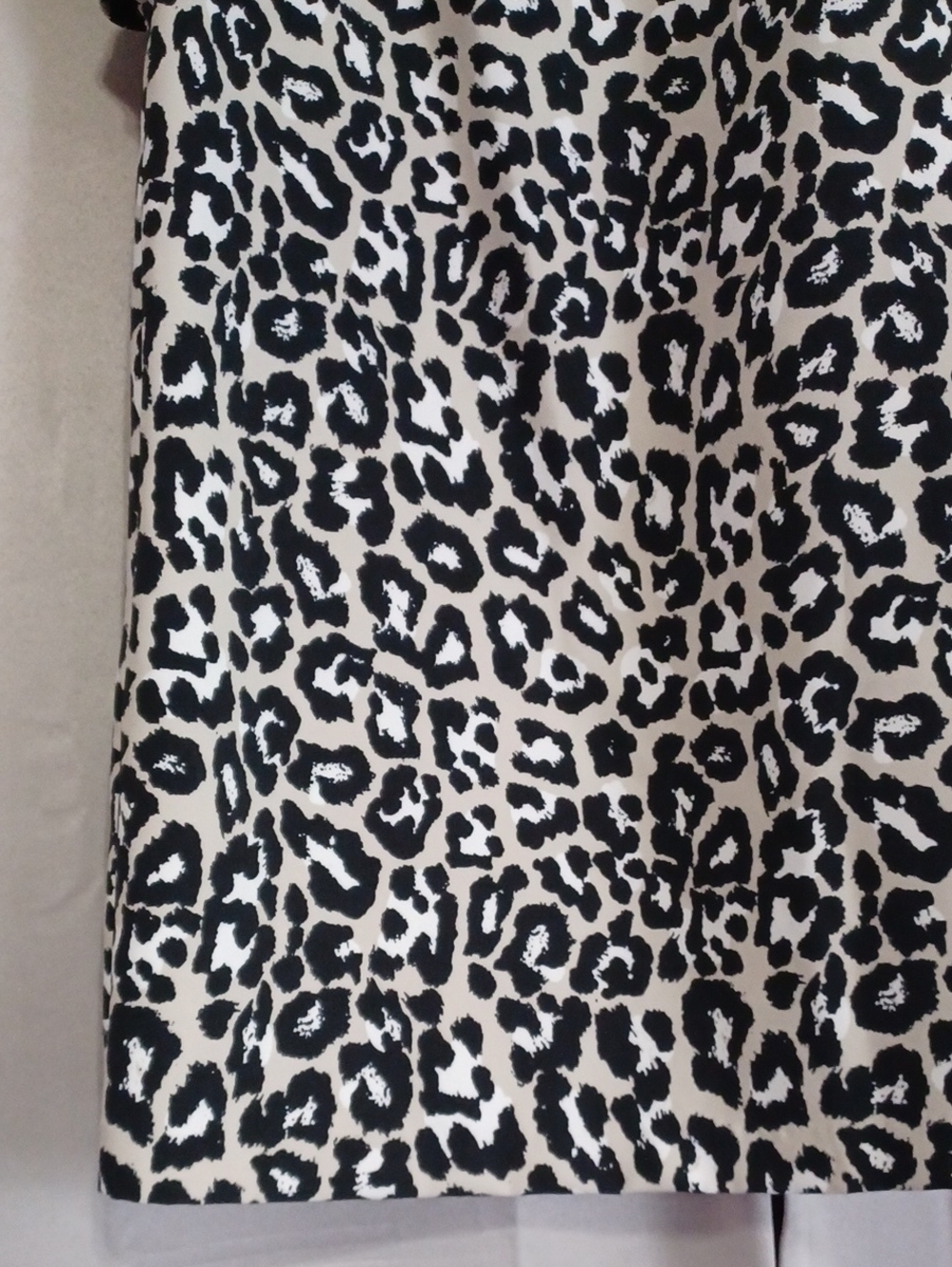 Laundry By Shelli Segal Leopard Print Ruffle Sleeve Mini Shift Dress Size 4 - Picture 8 of 14